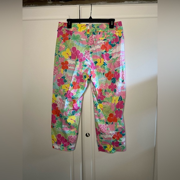 Vintage Lilly Pulitzer Tropical Pants - Picture 8 of 10